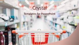  Presentation with household appliances - Beautiful slides featuring cart in department of household backdrop and a lemonade colored foreground