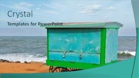  Presentation with tamil - Cool new PPT theme with cart on beach tamil nadu india backdrop and a light blue colored foreground