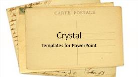  Presentation with post operative care - Slide deck enhanced with cart postal - vintage post cards isolated background and a blonde colored foreground