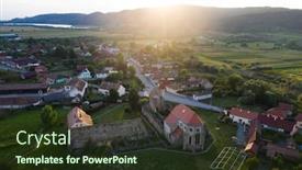  Presentation with transylvania - Audience pleasing slides consisting of carta-ruins-of-medieval-cistercian backdrop and a tawny brown colored foreground