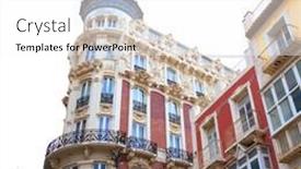  Presentation with noveau - Presentation having cartagena-the-grand-gran-hotel background and a white colored foreground
