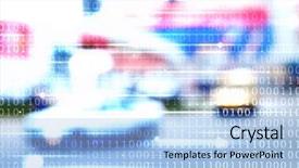  Presentation with peoples - PPT theme having cartechnology - blur abstract peoples background background and a light blue colored foreground