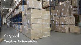  Presentation with distribution - Presentation design enhanced with robust healthy and strong people background and a wine colored foreground.