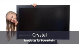  Presentation with lsd - Presentation theme featuring cartoon - little girl hides for lsd background and a dark gray colored foreground