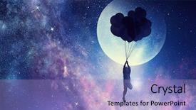  Presentation with dream - Presentation theme with cartoon 3d - it is sweet night dream background and a light blue colored foreground