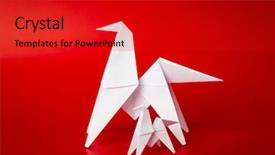  Presentation with 2019 chinese new year - Audience pleasing presentation design consisting of lights garland on a old backdrop and a gray colored foreground