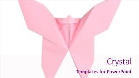  Presentation with watercolor paper texture white art - Beautiful slides featuring cartoon animals christmas - origami paper butterfly isolated backdrop and a lemonade colored foreground