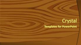  Presentation with wood texture - Slide deck enhanced with cartoon beach - illustration of a detailed wood background and a tawny brown colored foreground