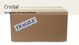  Presentation with cartoon - Slides consisting of cartoon box isolated on white background and a  colored foreground