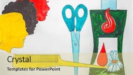  Presentation with hand drawn cartoon of sports - Slide set consisting of cartoon brand - fashion sketch set hand drawn background and a yellow colored foreground