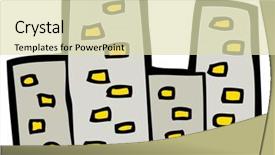  Presentation with cartoon - Cool new PPT theme with chinese food - moon cake on wooden tray backdrop and a cream colored foreground