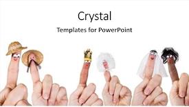  Presentation with diversity - Beautiful presentation featuring cartoon characters - human races and diversity symbolized backdrop and a white colored foreground