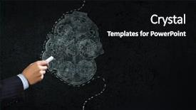  Presentation with human heart - Audience pleasing PPT layouts consisting of cartoon exercise - hand drawing human heart backdrop and a black colored foreground