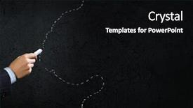  Presentation with human heart - Theme consisting of cartoon exercise - hand drawing human heart background and a black colored foreground