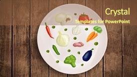  Presentation with cartoon fish - Cool new PPT theme with cartoon fish - colorful plate with hand drawn backdrop and a tawny brown colored foreground