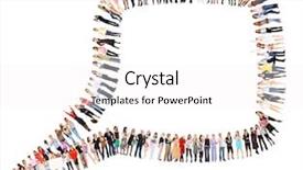  Presentation with achievement - PPT theme featuring cartoon pictures - business picture achievement idea background and a  colored foreground