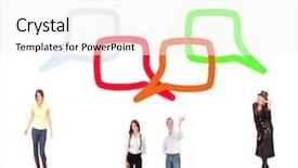  Presentation with groups - Audience pleasing PPT layouts consisting of cartoon teamwork - comics concept isolated groups backdrop and a white colored foreground