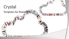  Presentation with team together everyone achieves more - Slide deck featuring cartoon teamwork - together we stand team background and a white colored foreground