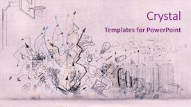  Presentation with cartoon - Slide deck with cartoon tmplates - background image with sketches background and a lemonade colored foreground