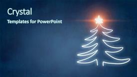  Presentation with moving christmas images nativity - Presentation theme with cartoon tree - it is christmas coming background and a navy blue colored foreground