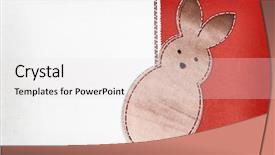  Presentation with easter bunny yellow spring flower - Cool new theme with cartoons frame - easter bunny card backdrop and a  colored foreground