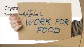  Presentation with cardboard - Cool new PPT layouts with cartoons frame - hand with cardboard need work backdrop and a coral colored foreground