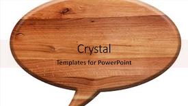  Presentation with wood board - Audience pleasing slides consisting of cartoons frame - wooden speech balloon board isolated backdrop and a  colored foreground