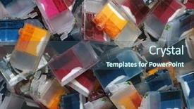  Presentation with waiting - Slide deck featuring cartouche - pile of empty ink cartridges background and a ocean colored foreground