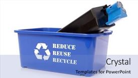  Presentation with blue laser - Cool new presentation theme with cartouche - used laser printer cartridge backdrop and a light blue colored foreground