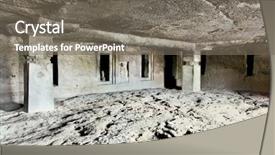  Presentation with automotive interior inside car - PPT layouts having carved buddhist temple aurangabad maharashtra background and a  colored foreground