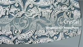  Presentation with blue marble - Cool new slides with blue marble - carving pattern on old wall backdrop and a light gray colored foreground