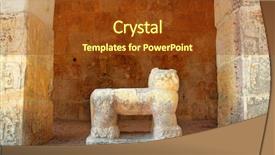  Presentation with throne - Amazing theme having chichen itza jaguar throne mayan backdrop and a tawny brown colored foreground