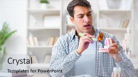  Presentation with medical student - Cool new slides with cary book - medical student learning dentistry backdrop and a  colored foreground