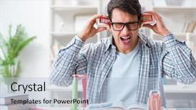  Presentation with dentistry - Presentation theme enhanced with cary book - medical student learning dentistry background and a light blue colored foreground