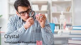  Presentation with medical book - Cool new slides with cary book - medical student learning dentistry backdrop and a light blue colored foreground