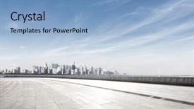  Presentation with blue marble - Colorful PPT theme enhanced with  backdrop and a  colored foreground