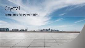  Presentation with blue marble - Audience pleasing PPT theme consisting of  backdrop and a  colored foreground