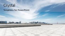  Presentation with blue marble - Amazing PPT theme having  backdrop and a  colored foreground