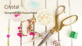  Presentation with workplace violence close up - Cool new theme with hand made - workplace of jewellery maker close-up backdrop and a cream colored foreground