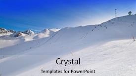  Presentation with resort - Beautiful slides featuring casa resort in grandvalira sector backdrop and a light gray colored foreground