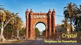  Presentation with access - Presentation featuring casanovas as the main access background and a tawny brown colored foreground