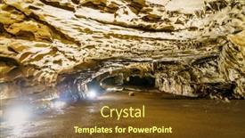  Presentation with kentucky - Slide deck enhanced with cascade-cave-in-carter-caves background and a tawny brown colored foreground