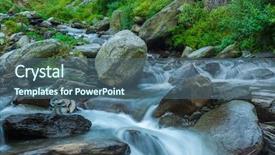  Presentation with himachal pradesh - Amazing PPT theme having cascade of bhagsu waterfall in himalayas bhagsu himachal pradesh india polarizer filter used backdrop and a ocean colored foreground