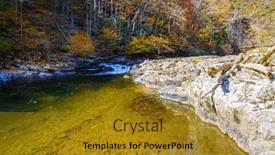  Presentation with north carolina - Presentation design with cascade-on-big-laurel-creek and a  colored foreground