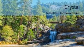  Presentation with autumn morning - Audience pleasing slide set consisting of cascading - silver apron is a smooth backdrop and a light blue colored foreground