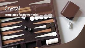  Presentation with case - PPT layouts featuring case competition - backgammon game background and a tawny brown colored foreground