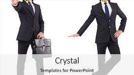  Presentation with mardi gras mask and beads - Presentation enhanced with case conceptualization - man with mask isolated background and a white colored foreground