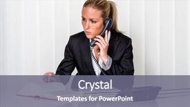  Presentation with managers - Colorful theme enhanced with case management - business woman sitting backdrop and a gray colored foreground