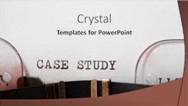  Presentation with study - PPT layouts enhanced with case-study-phrase-written background and a white colored foreground