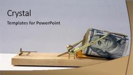  Presentation with orchestra dancer band - Presentation theme having cash back - us money rolled up background and a light gray colored foreground